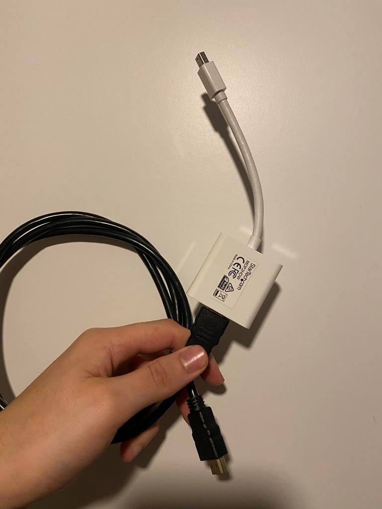 StarTech MDP2HDW Mini DisplayPort naar HDMI adapter, Ophalen of Verzenden, Gebruikt, Minder dan 2 meter, HDMI-kabel