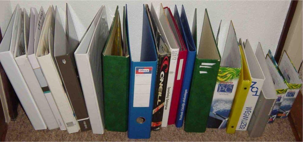 Ordners Opberg mappen A4 en kleiner + Archief lades / dozen, Ophalen of Verzenden