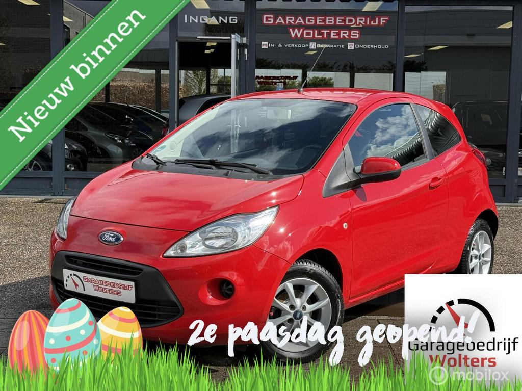 Ford Ka 1.2 Champions Edition airco multifunc.stuur nw apk, Voorwielaandrijving, Start-stop-systeem, Stof, Gebruikt