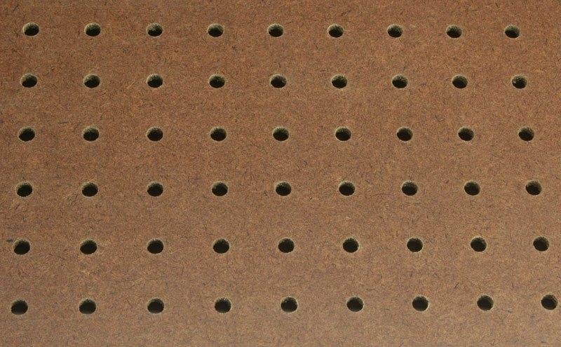 Hardboard bedplaat geperforeerd, Ophalen of Verzenden, Zo goed als nieuw, Overige materialen