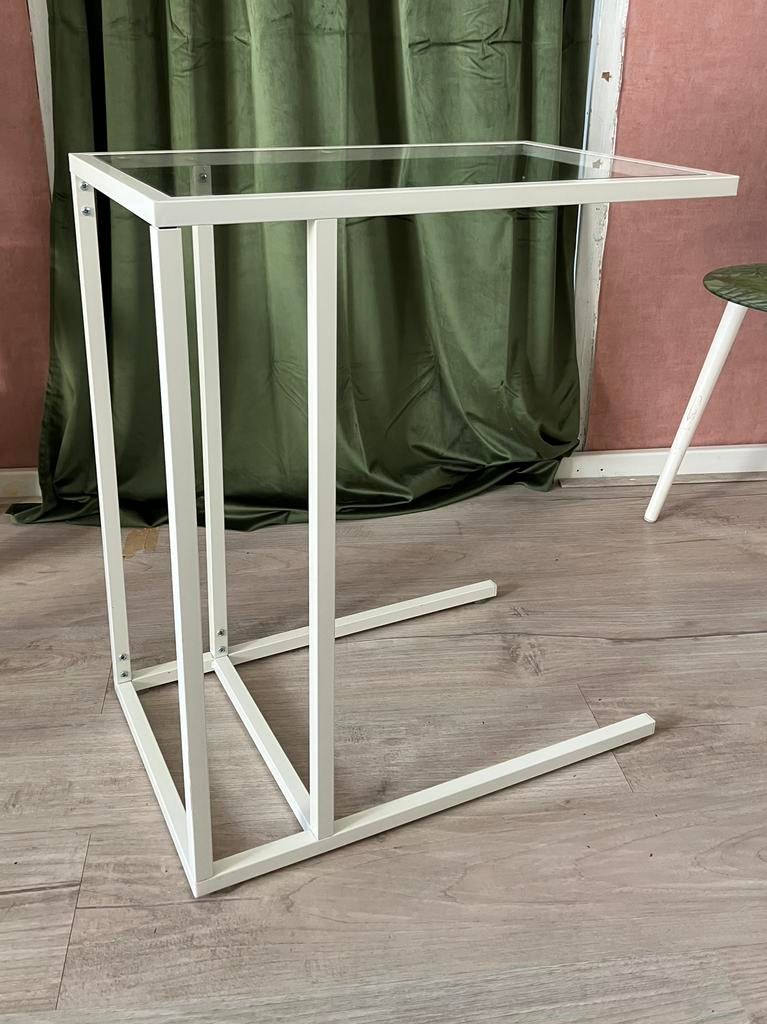 Ikea bijzettafeltje vittsjo (laptophouder), Ophalen, Overige materialen, Minder dan 55 cm, Gebruikt