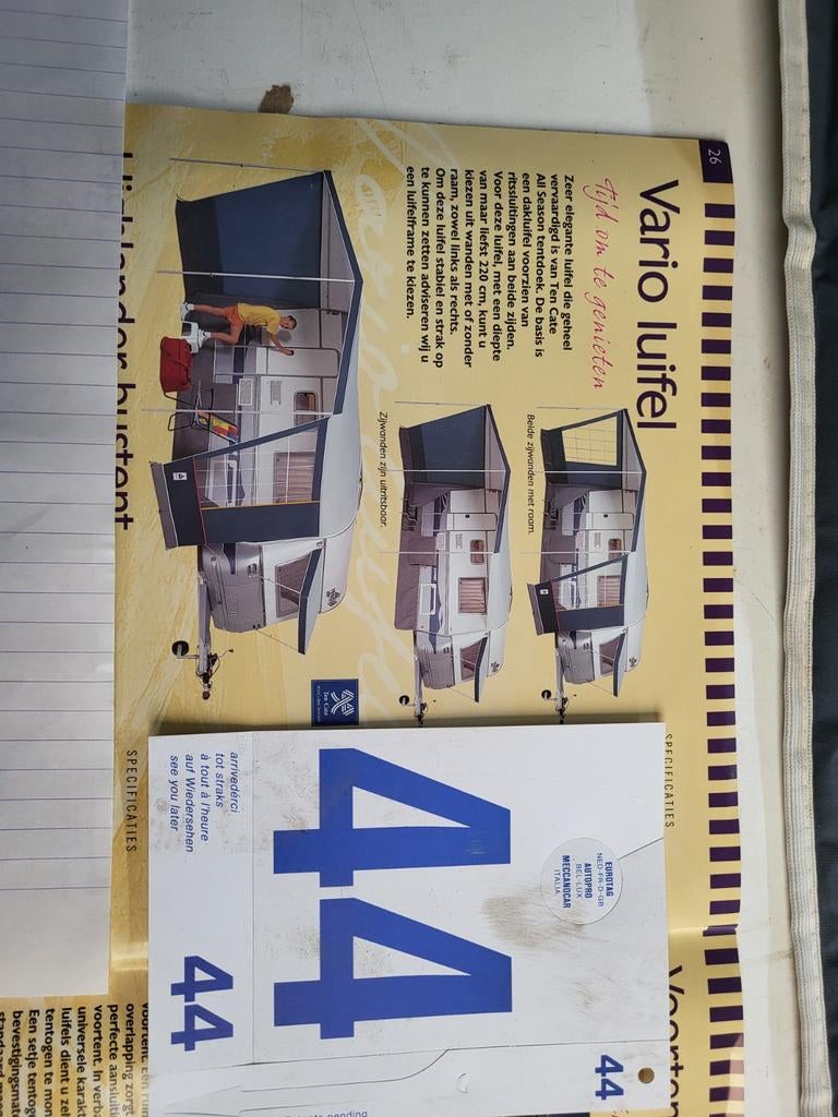 Dorema Vario luifel met 2 zijwanden mt 10, Ophalen of Verzenden