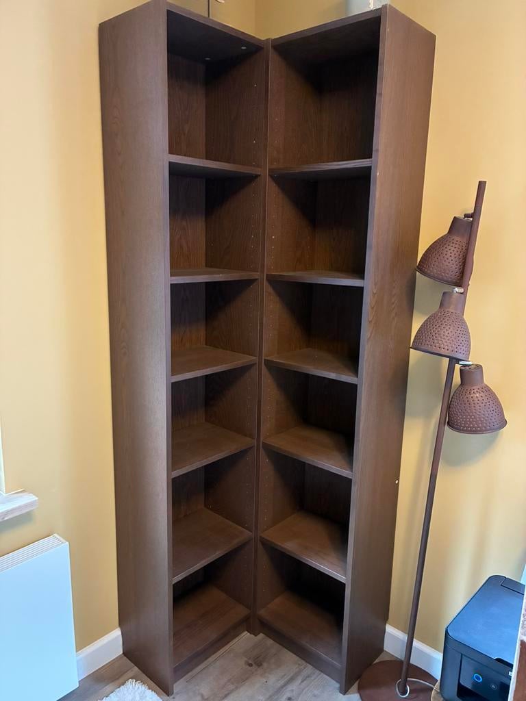 Twee losse Billy boekenkasten, Ophalen, Met plank(en), Gebruikt, 200 cm of meer