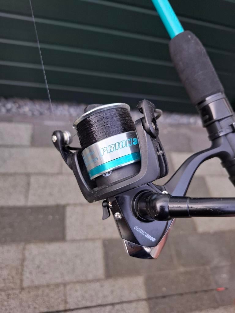 Vishengel Prion3000, Watersport en Boten, Hengelsport | Algemeen, Ophalen, Zo goed als nieuw, Werphengel