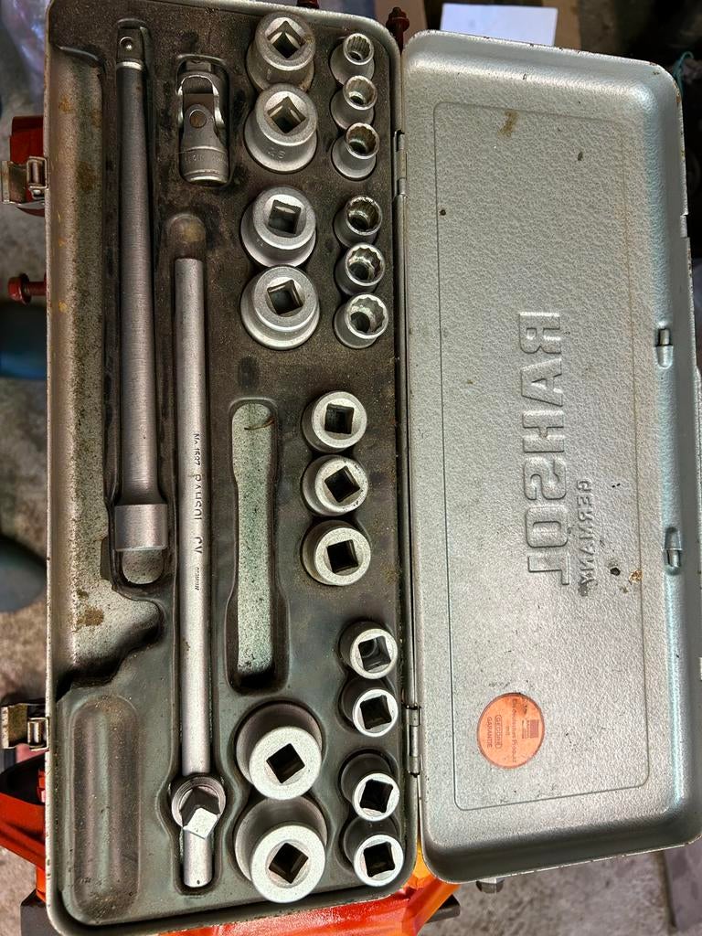 Rahsol Gedore doppen set 10 - 32, Ophalen, Gebruikt