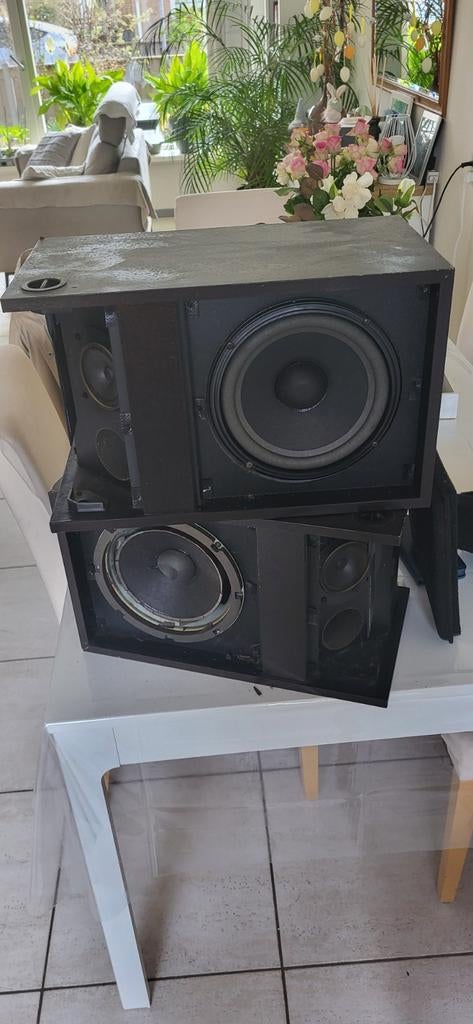 Set Bose 301 speakers - Bijna antiek, Ophalen, Gebruikt, Front, Rear of Stereo speakers, Bose