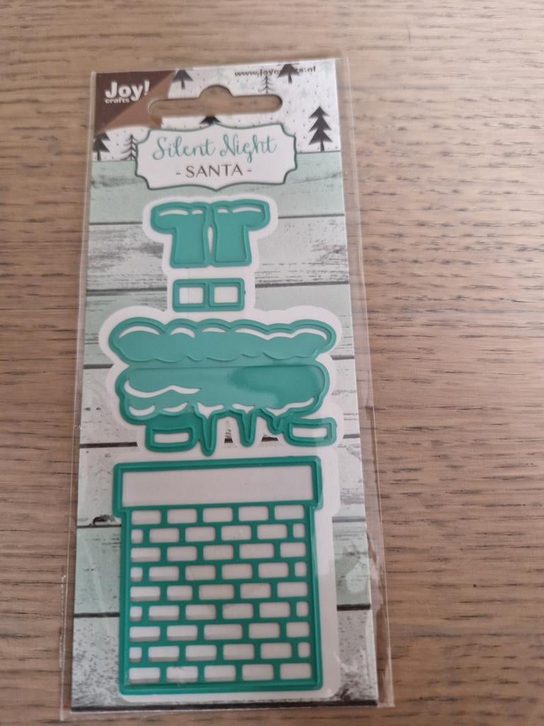 Joy! Crafts Snijmal Kerstman in Schoorsteen 6002/1110 Nieuw, Ophalen of Verzenden