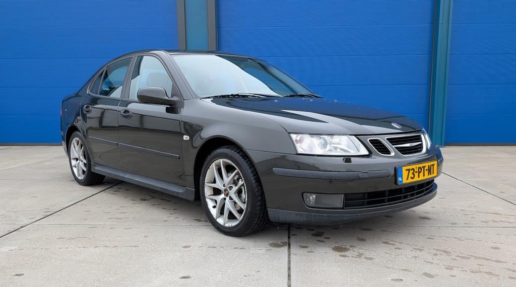 Saab 9-3 sportsedan 2.0T Sapphire Green. Netjes, Auto's, Saab, Voorwielaandrijving, 4 cilinders, Leder, Bedrijf