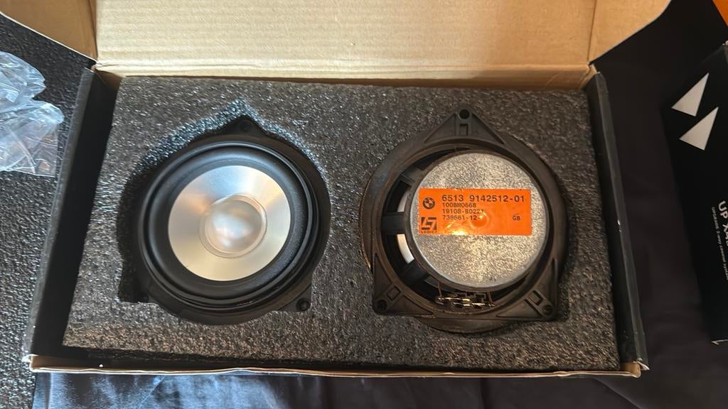 2x origineel bmw e90 logic 7 deur speakers, Ophalen, Gebruikt