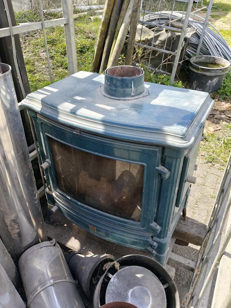 Houtkachel / kolenkachel, Huis en Inrichting, Haarden, Ophalen, Gebruikt, Vrijstaande haard, Houthaard