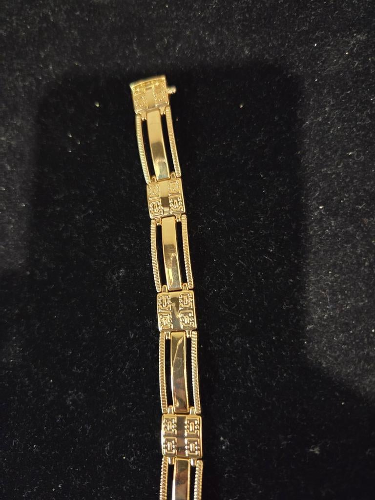 14 k gouden herenarmband 14,5 gram, Ophalen of Verzenden, Nieuw, Goud, Goud