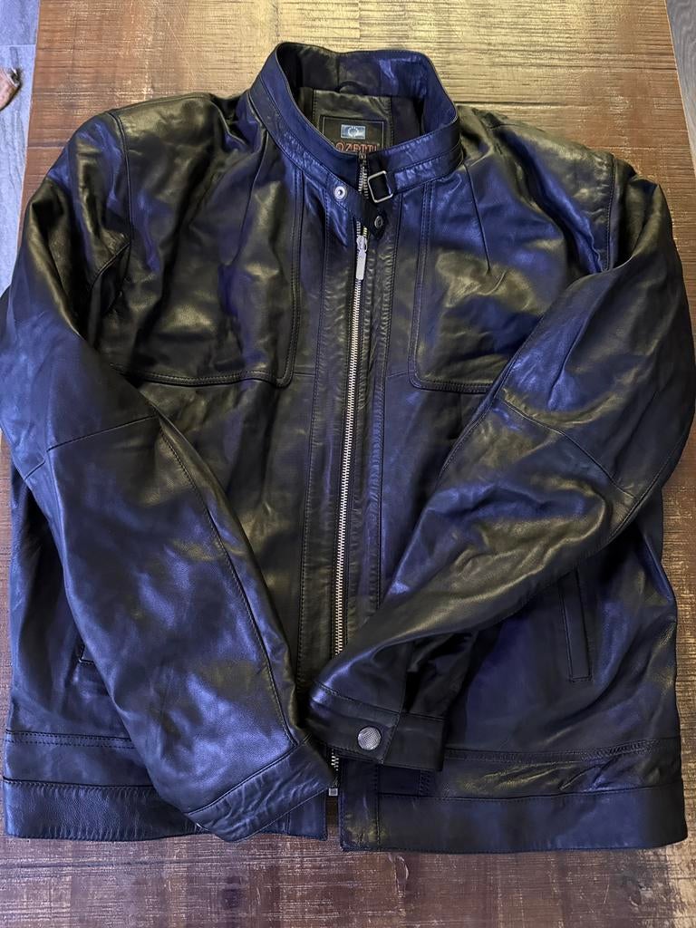 Leren herenjack maat xxl NIEUW, Ophalen of Verzenden, Nieuw, Overige maten, Zwart
