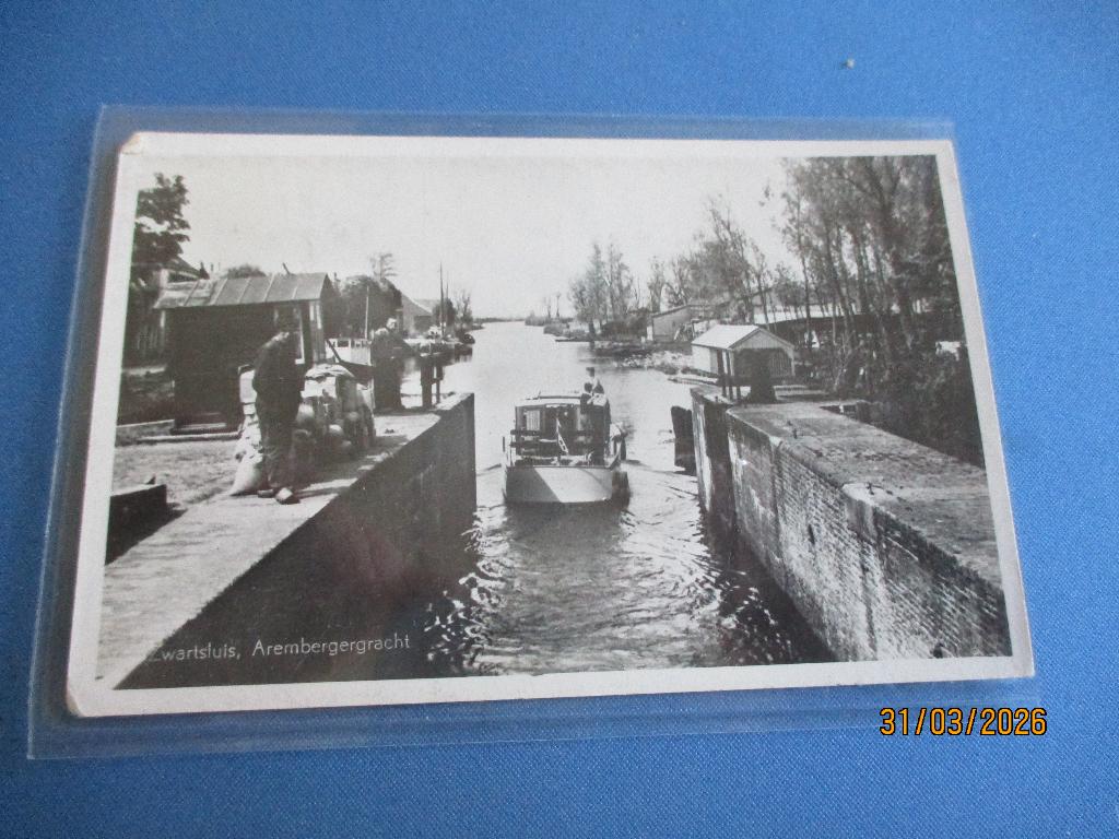 Zwartsluis (1960), Verzamelen, Ansichtkaarten | Nederland, Ophalen of Verzenden, Voor 1920, Gelopen