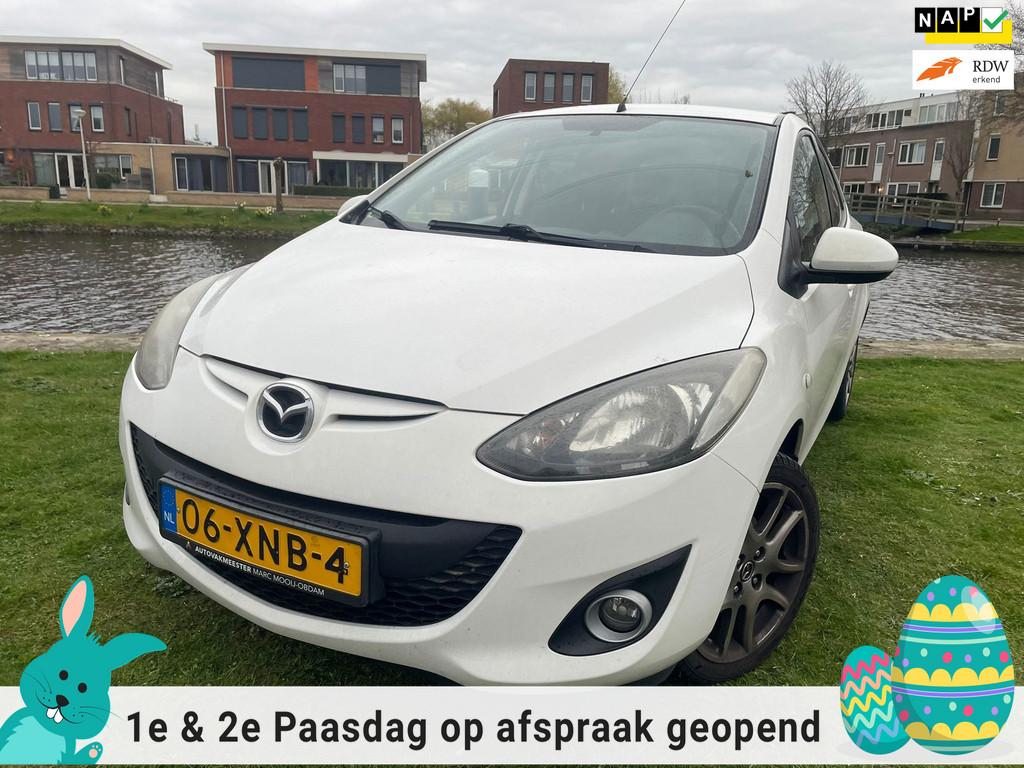 Mazda 2 1.3 BIFUEL Navigator GT CLIMA NAP GOED LEZEN AUB !, Voorwielaandrijving, Euro 5, Stof, 4 cilinders