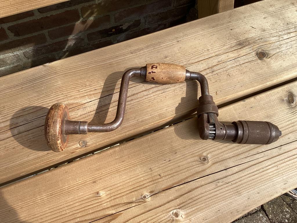 Engelse slingerboor perfecte staat voor, € 10, Ophalen of Verzenden