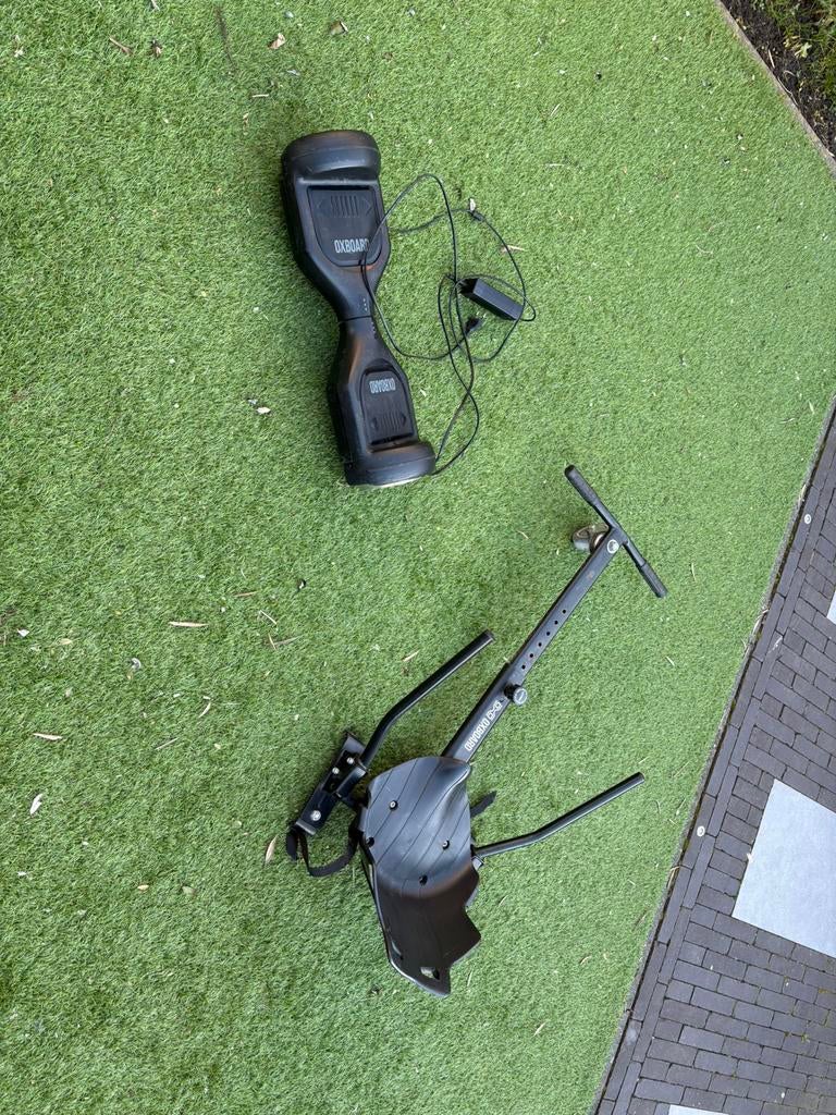 Oxboard met zitje (kart), Ophalen, Gebruikt