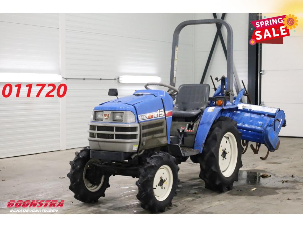 Iseki TM15 11 KW Minitraktor + Frees 419 Uur (bj 2002), Overige merken, Boonstra Schadevoertuigen, Tot 2500, Sales@boonstraschadevoertuigen.nl