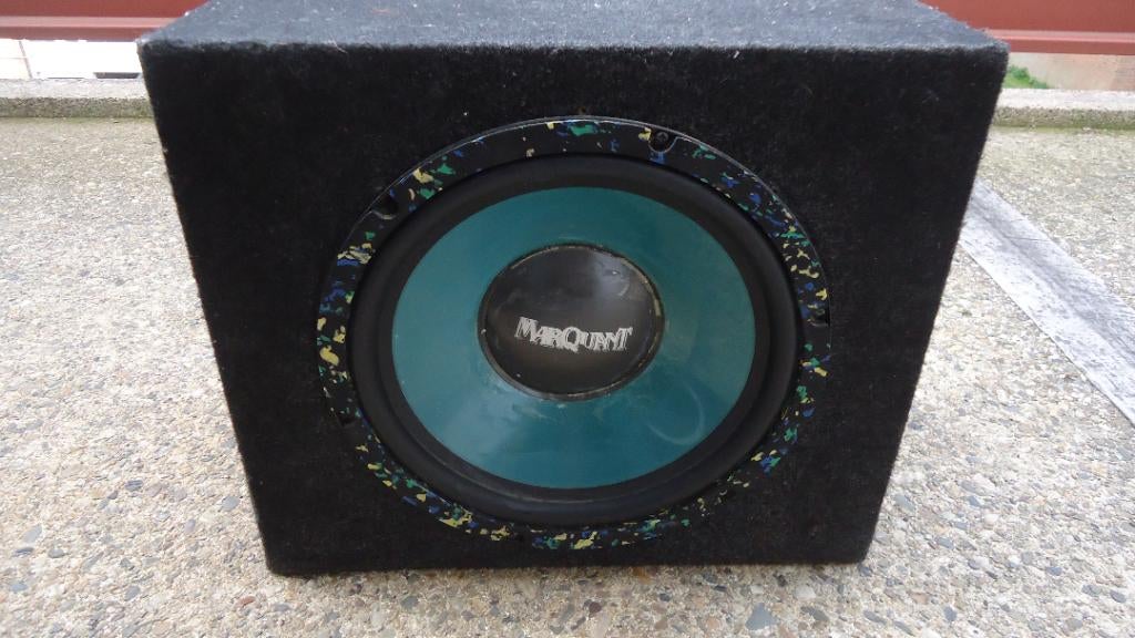 TE KOOP MARQUNT SUBWOOFER 12 INCH 700 WATT 250  RMS, Ophalen, Zo goed als nieuw