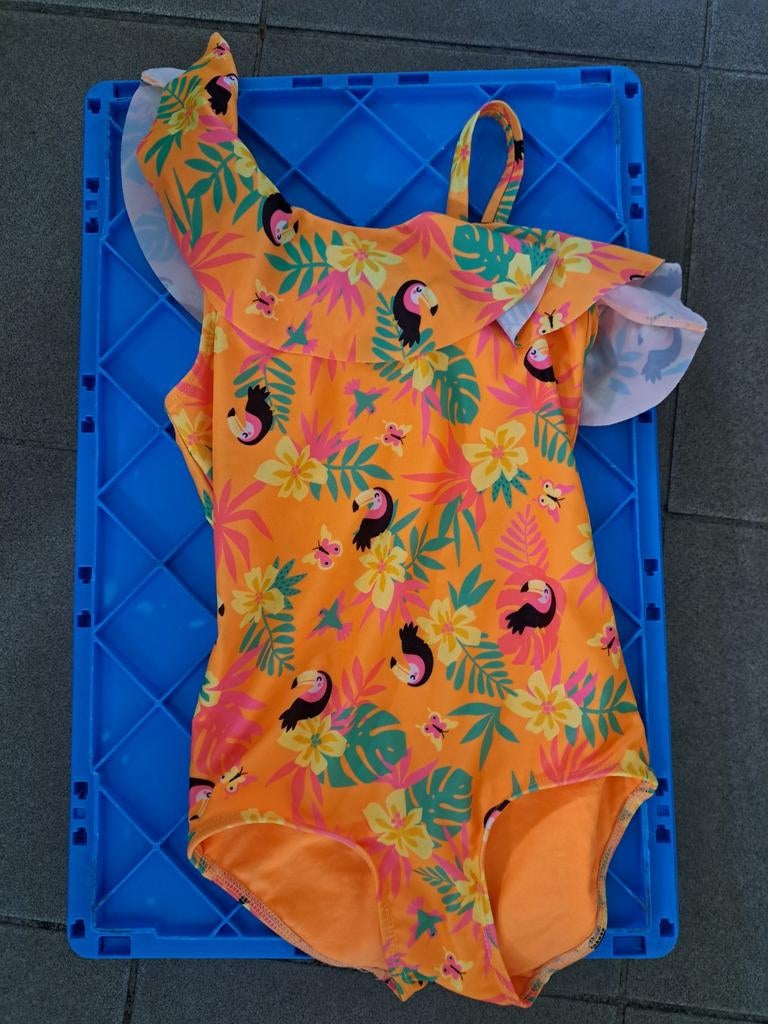 H&M badpak toekans maat 122/128, Kleding | Dames, Badmode en Zwemkleding, H&M, Ophalen of Verzenden, Zo goed als nieuw, Badpak