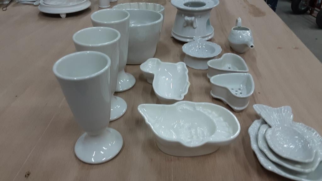 Witte puddingvormen in diverse maten, Ophalen of Verzenden