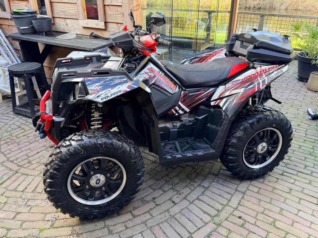 Polaris Scrambler 850 HO 80 pk met CarPlay en extra's, Motoren, Meer dan 35 kW
