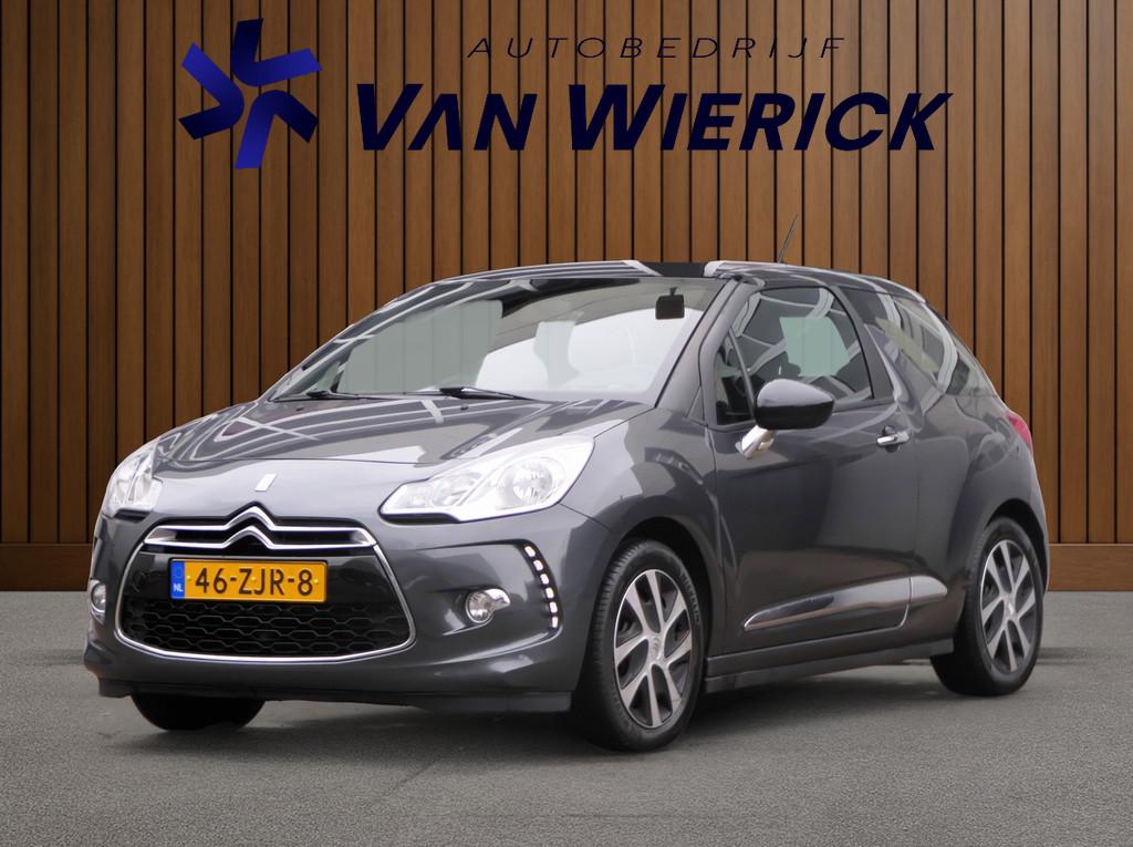 Citroen DS3 1.2 VTi Chic | Distributieriem vervangen | Cruis, Voorwielaandrijving, Euro 5, Stof, Zwart