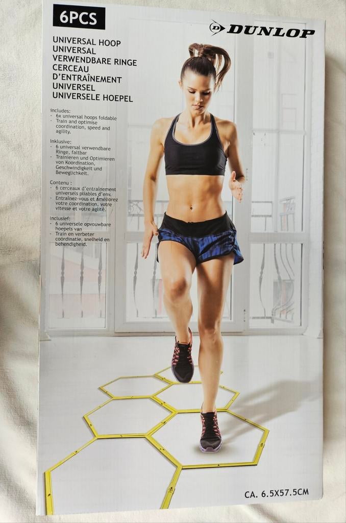 Dunlop Agility Hoepels Set - 6 Stuks - Nieuw in Doos, Ophalen of Verzenden, Nieuw