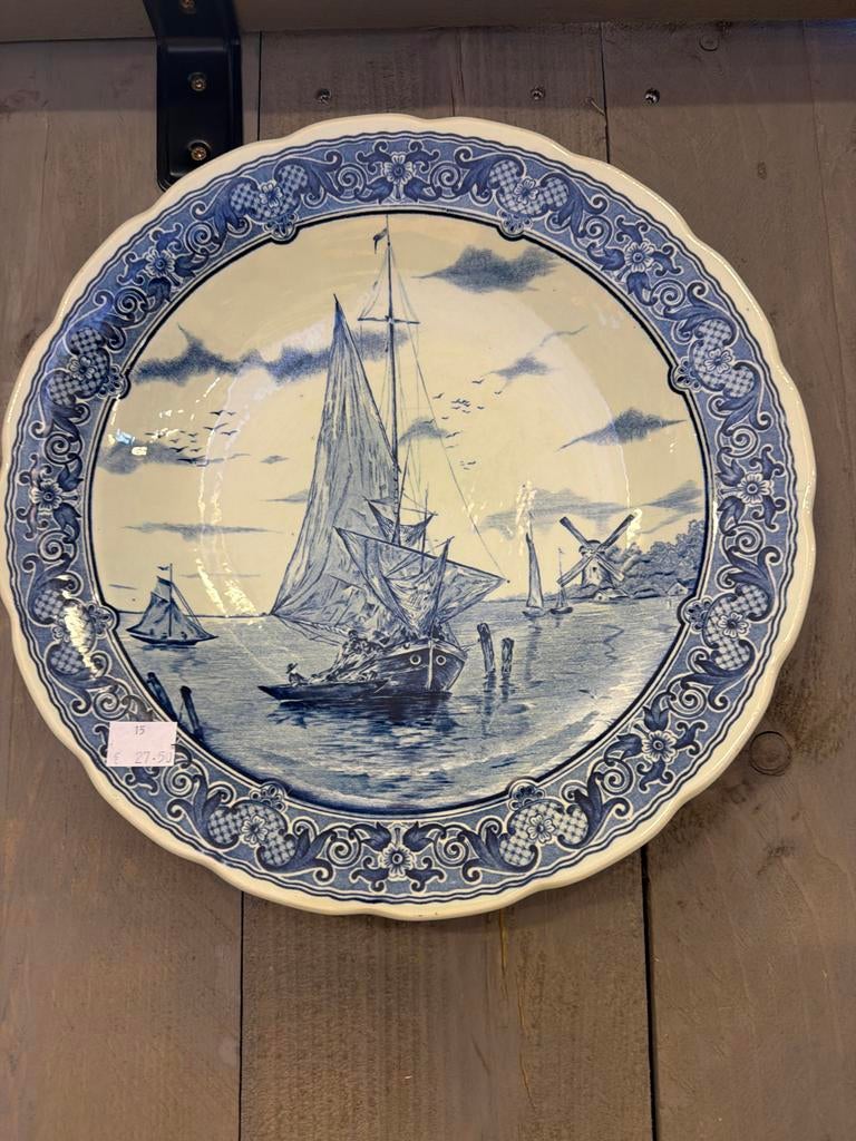 Delfts Blauw Wandbord - Royal Boch Holland, Ophalen