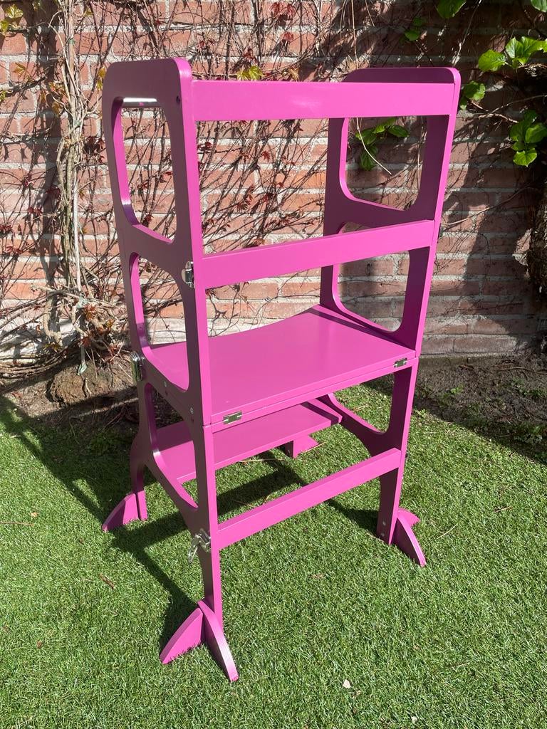 Ette Tete Step'n Sit Leertoren - Zelf Geverfd Roze, Ophalen of Verzenden, Gebruikt, Overige typen