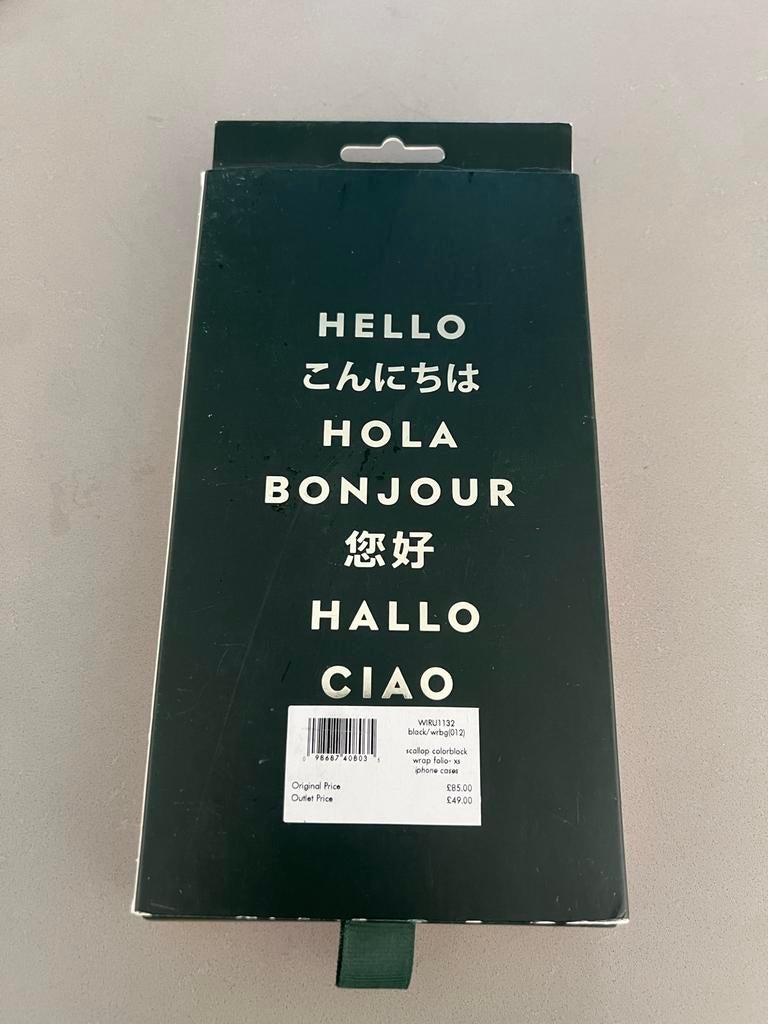 Kate Spade iPhone XS / X hoesje, Telecommunicatie, Mobiele telefoons | Hoesjes en Frontjes | Apple iPhone, Kunststof, Zwart, Overige merken