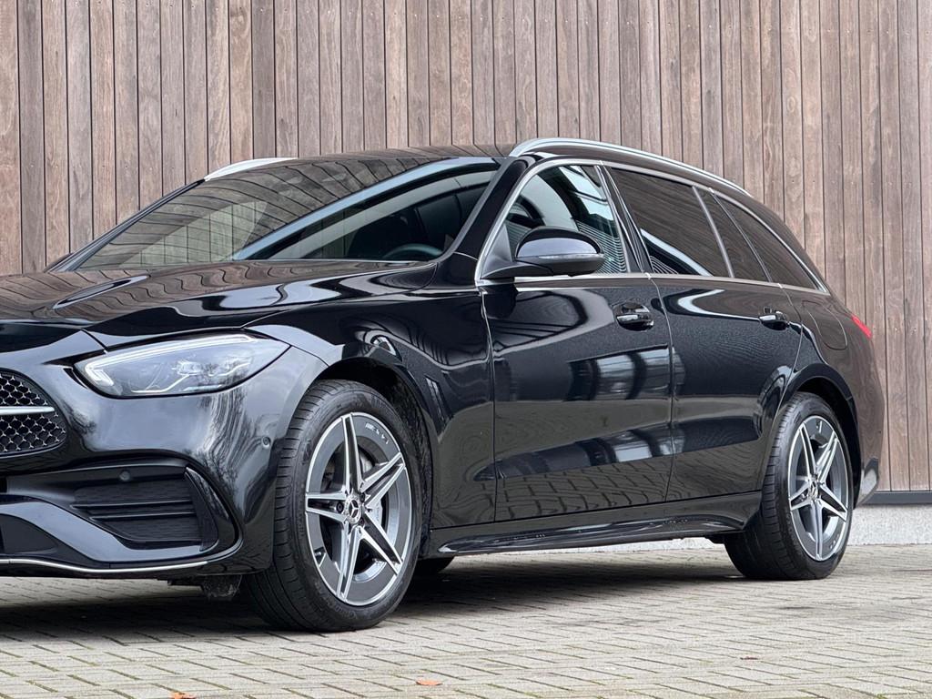 Mercedes-Benz C-klasse Estate C300 e AMG Line / Trekhaak /, Automaat, Achterwielaandrijving, Zwart, 4 cilinders