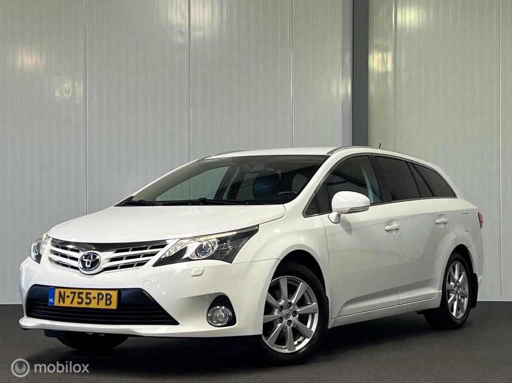 Toyota Avensis 2.0 VVTi Dynamic AUTOMAAT [ trekhaak xenon ha, Auto's, Euro 5, Zwart, 4 cilinders, Leder en Stof
