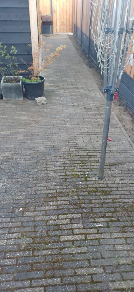 Gratis beton sierstenen Waalformaat, Tuin en Terras, Tegels en Klinkers, Ophalen, Gebruikt, Beton, Klinkers