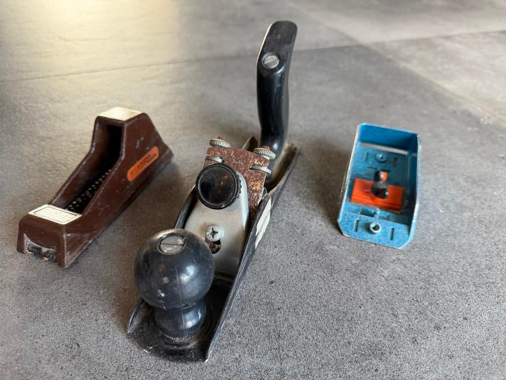 Set van 3 handschaven voor houtbewerking, Ophalen of Verzenden, Gebruikt