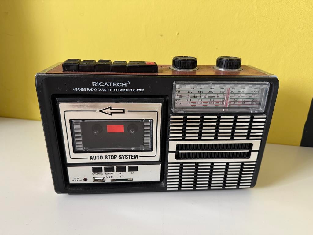 Ricatech pr85 4 bands radio cassette usb/sd mp3 player, Ophalen, Overige merken