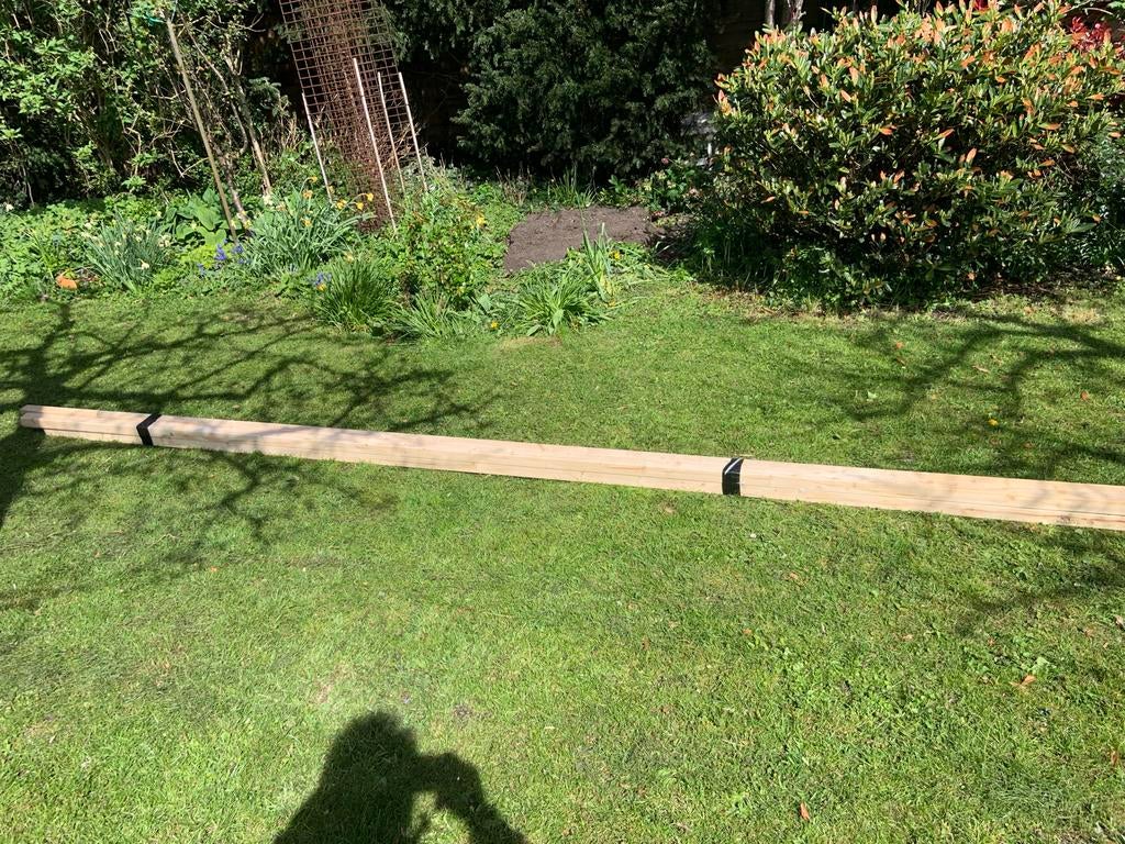 Houten balken 44x44 mm, 4.20 meter, grote voorraad, Doe-het-zelf en Verbouw, Hout en Planken, 25 tot 50 mm, Nieuw, Ophalen of Verzenden