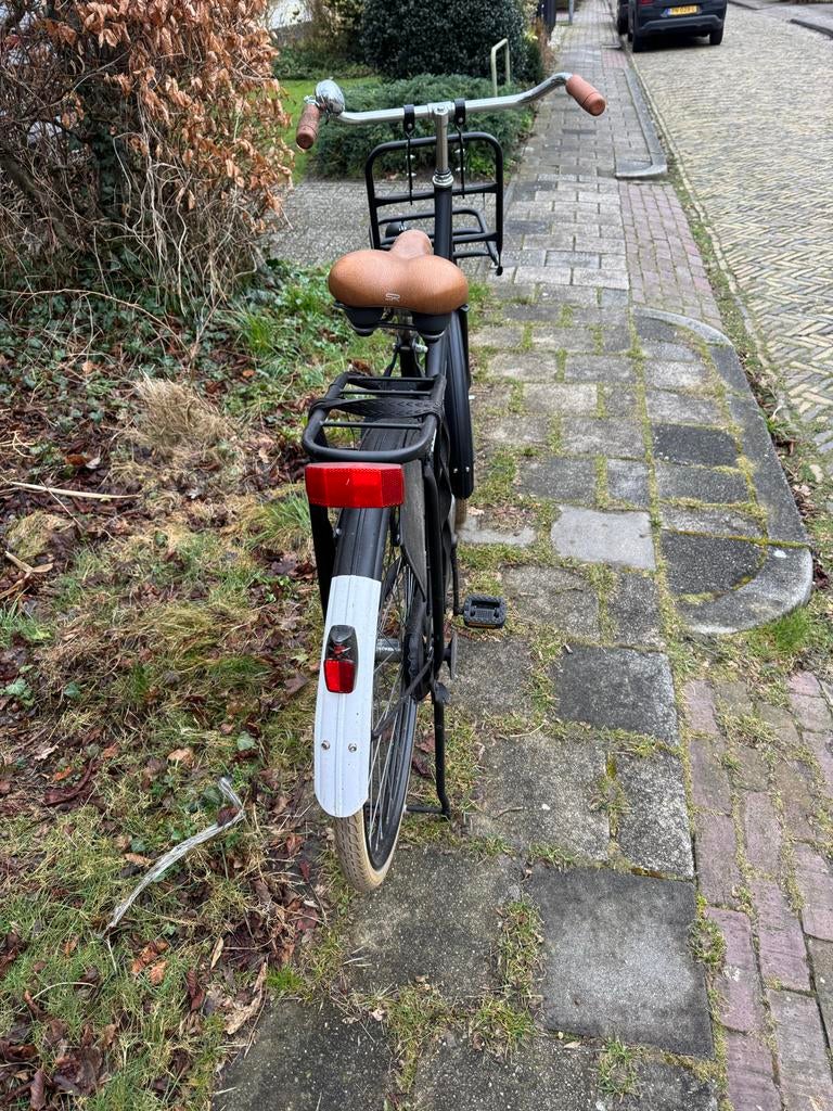 damesfiets met voordrager On the road made in holland, Fietsen en Brommers, Fietsen | Dames | Damesfietsen, 50 tot 53 cm, Ophalen