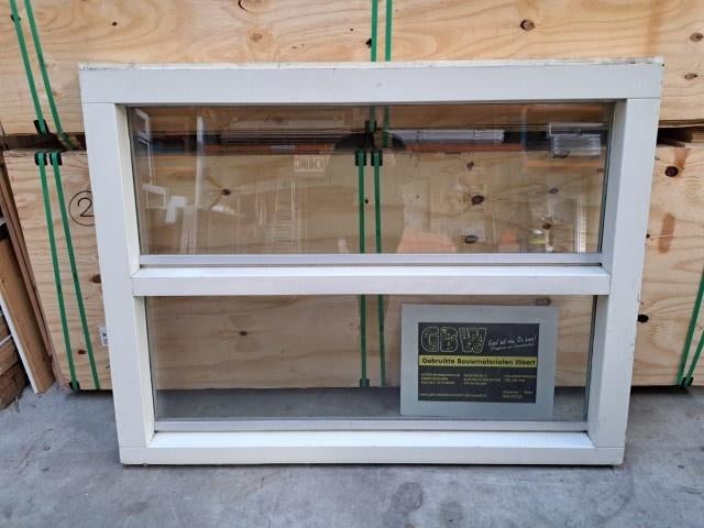 houten raam hr++ glas 159x120 cm, kiepraam, vast, ramen, Doe-het-zelf en Verbouw, Glas en Ramen, Ophalen, Gevelraam of Ruit, Gebruikt