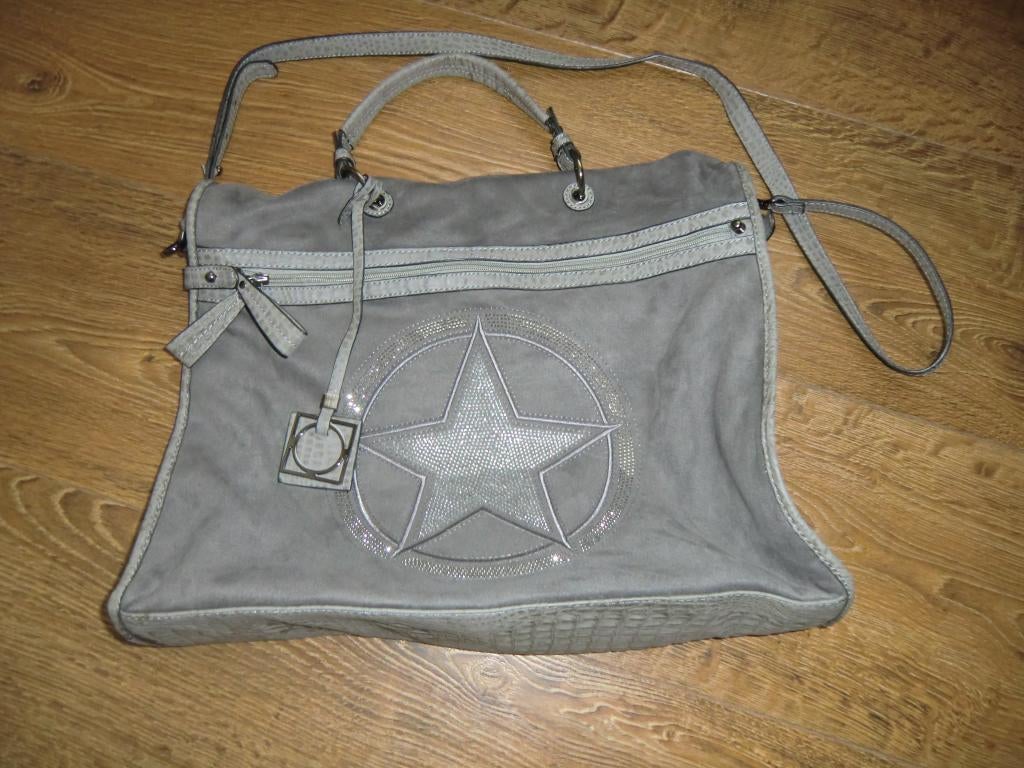 Grijze damestas NIEUW, Ophalen of Verzenden, Nieuw, Grijs, Handtas