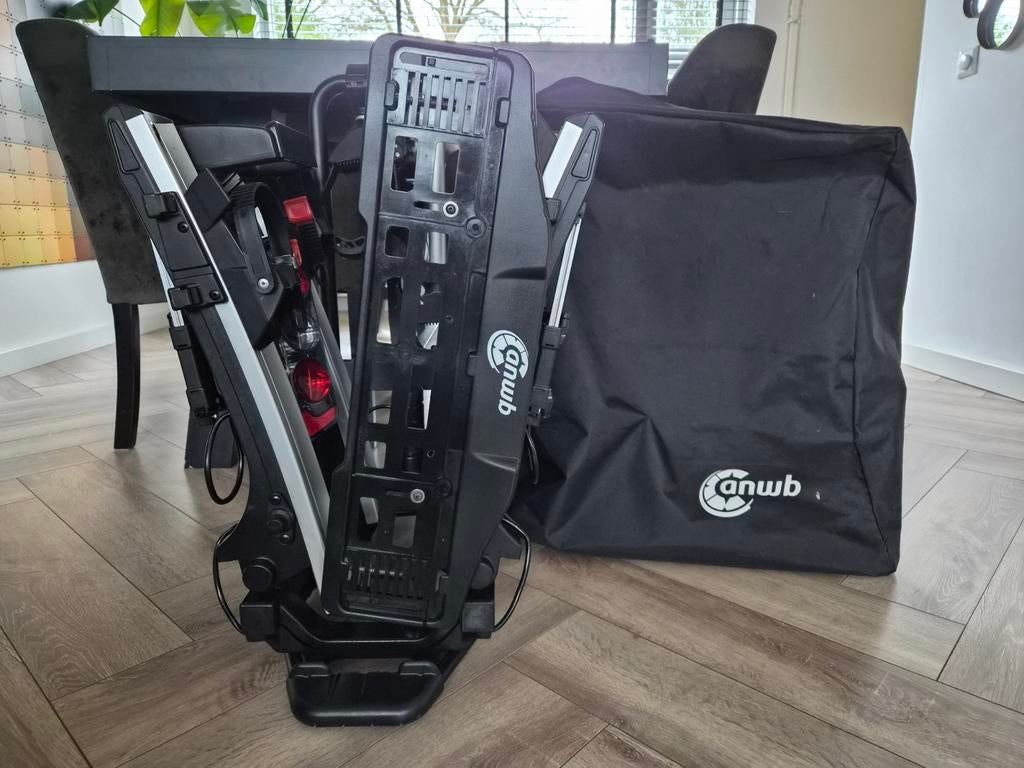 ANWB Flex fietsendrager met opbergtas, Ophalen, Zo goed als nieuw, 2 fietsen, Trekhaakdrager