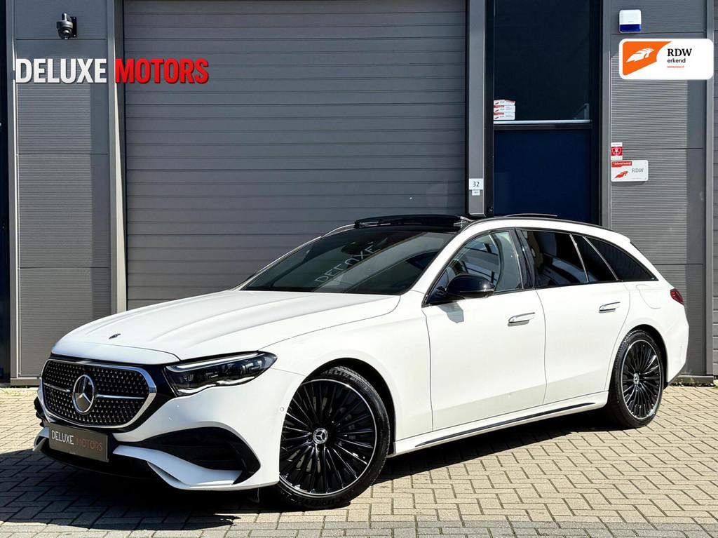 Mercedes E-klasse Estate 300 e AMG dealer garantie|Pano|Burm, Auto's, Mercedes-Benz, Bedrijf, Te koop, E-Klasse, 360° camera, ABS