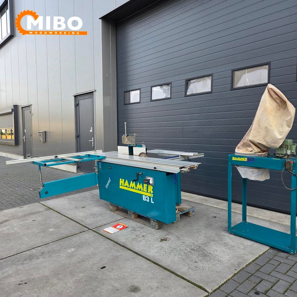 Hammer formaatzaag plus frees en afzuiger ** Garantie, Hammer felder robland scm combinatiemachine, 70 mm of meer, Overige typen