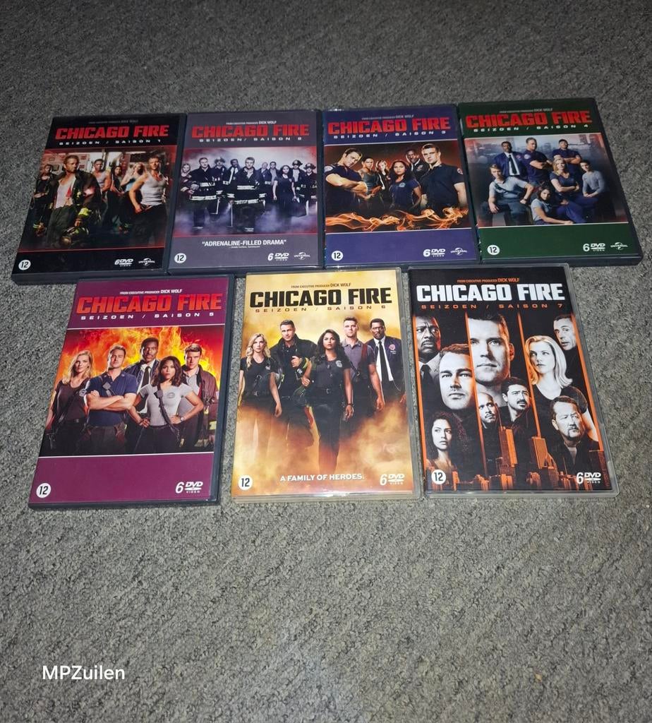 Chicago Fire  .. seizoen 1-7, Vanaf 12 jaar, Ophalen of Verzenden, Zo goed als nieuw, Drama