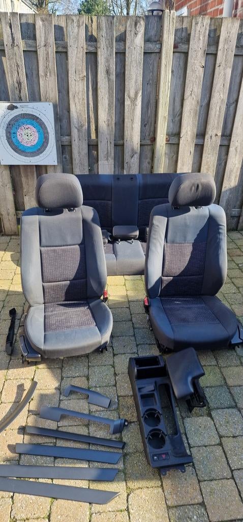 BMW E46 Sedan Bank en Stoelen - Stof Verkleurd, Auto-onderdelen, Ophalen of Verzenden, Gebruikt, BMW