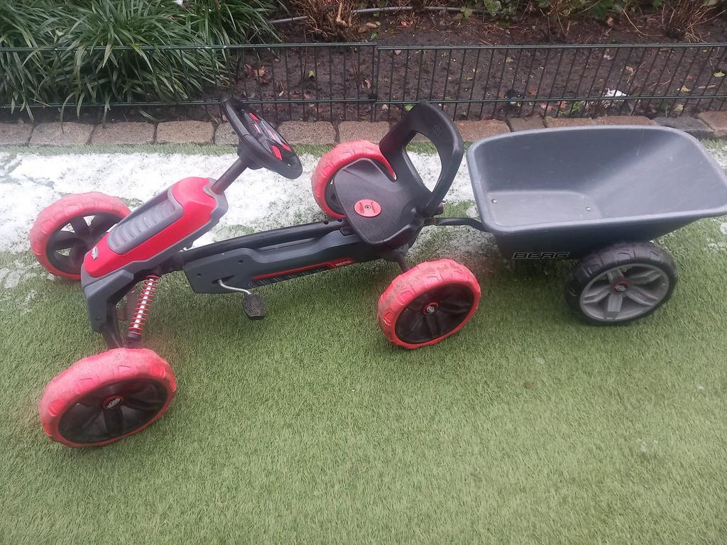 Berg skelter met aanhanger, Ophalen, Zo goed als nieuw, Berg, Met kar of aanhanger