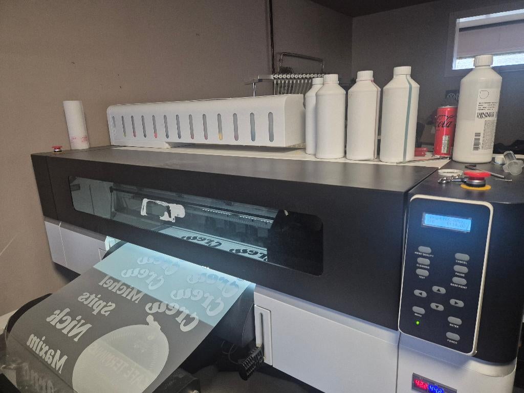 Print en sign handel over te nemen inc machines.