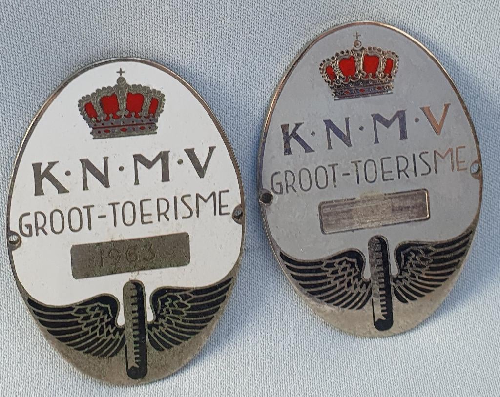 Badge KNMV - Groot Toerisme, Verzamelen, Verzenden, Gebruikt, Motoren