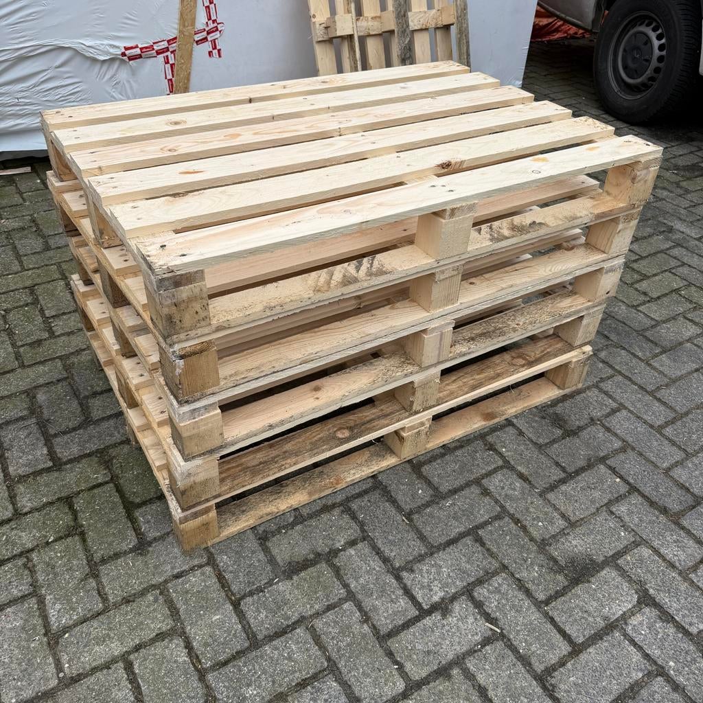 Pallets vuren / stookhout, Ophalen of Verzenden, Zo goed als nieuw, 50 mm of meer, Minder dan 200 cm