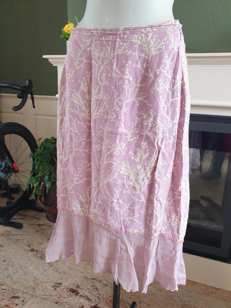 Noa Noa prachtige oud roze rok rokje mt M 38 40, Maat 38/40 (M), Zo goed als nieuw, Knielengte, Roze