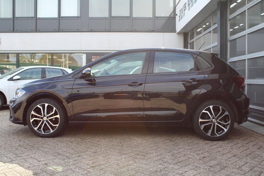 Volkswagen Polo 1.0 TSI Life Automaat, Stof, Gebruikt, Zwart, 95 pk